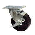 Plate Caster with Brake, 4x22 Diameter R27546