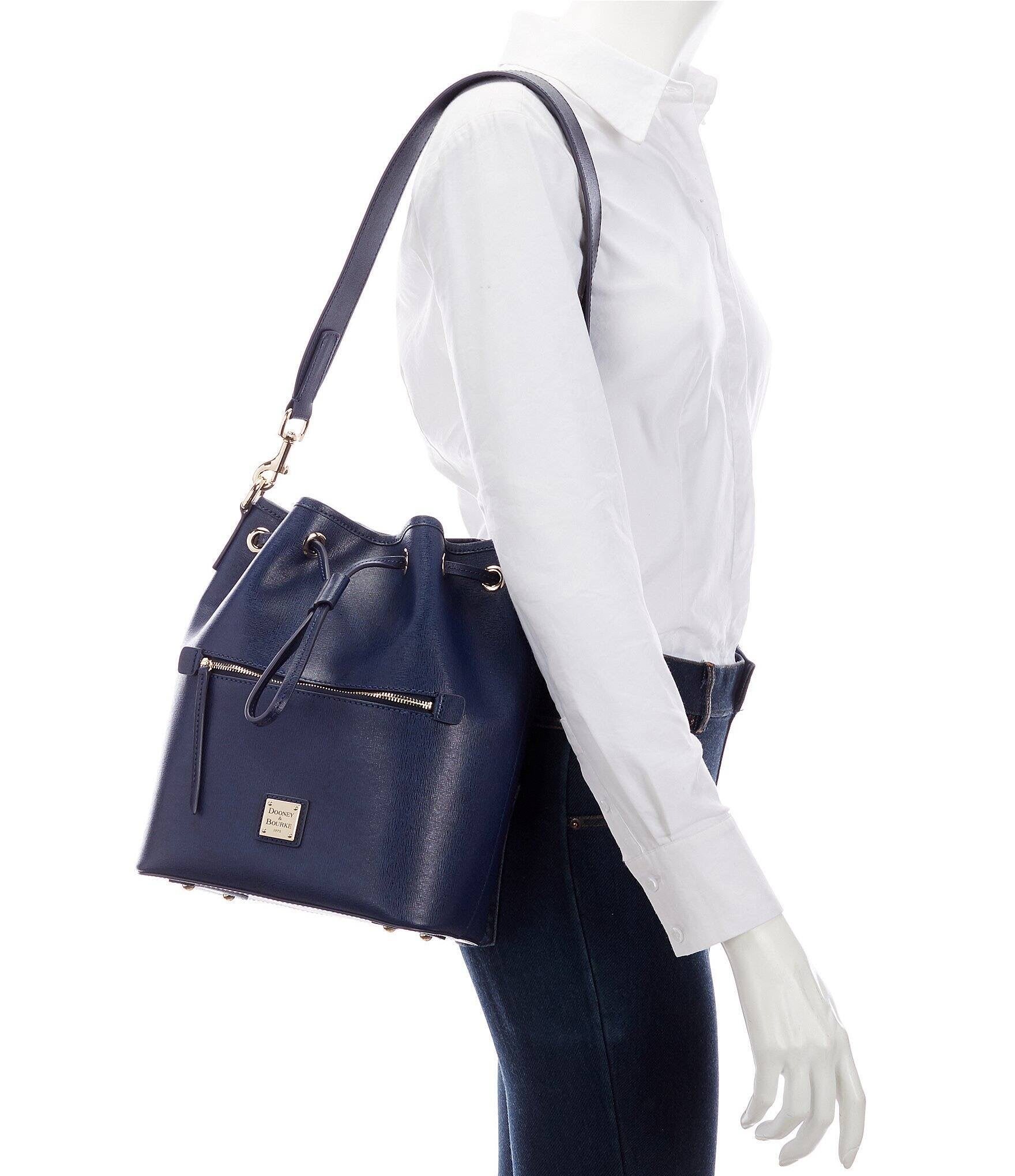 Marine Leather Drawstring Bag T52610