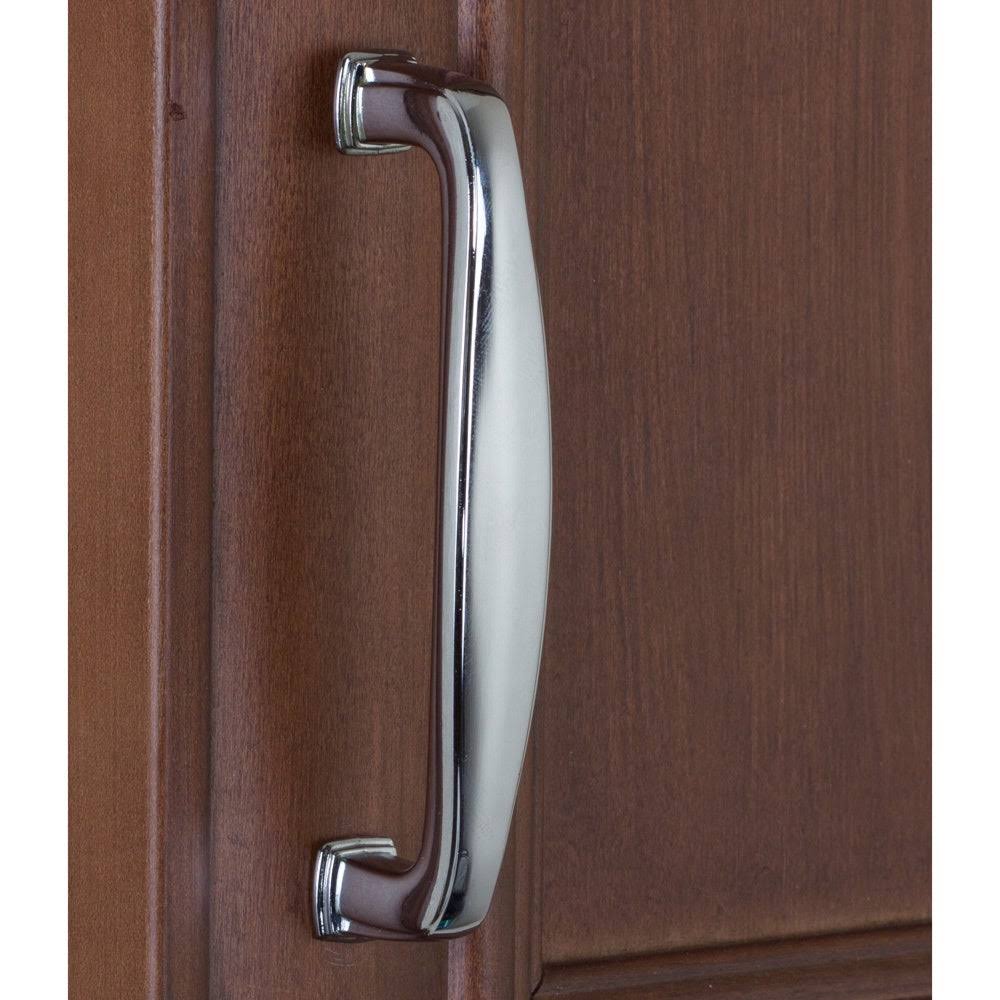 Polished Chrome Square Cabinet Pulls (Pack of 25) S870458