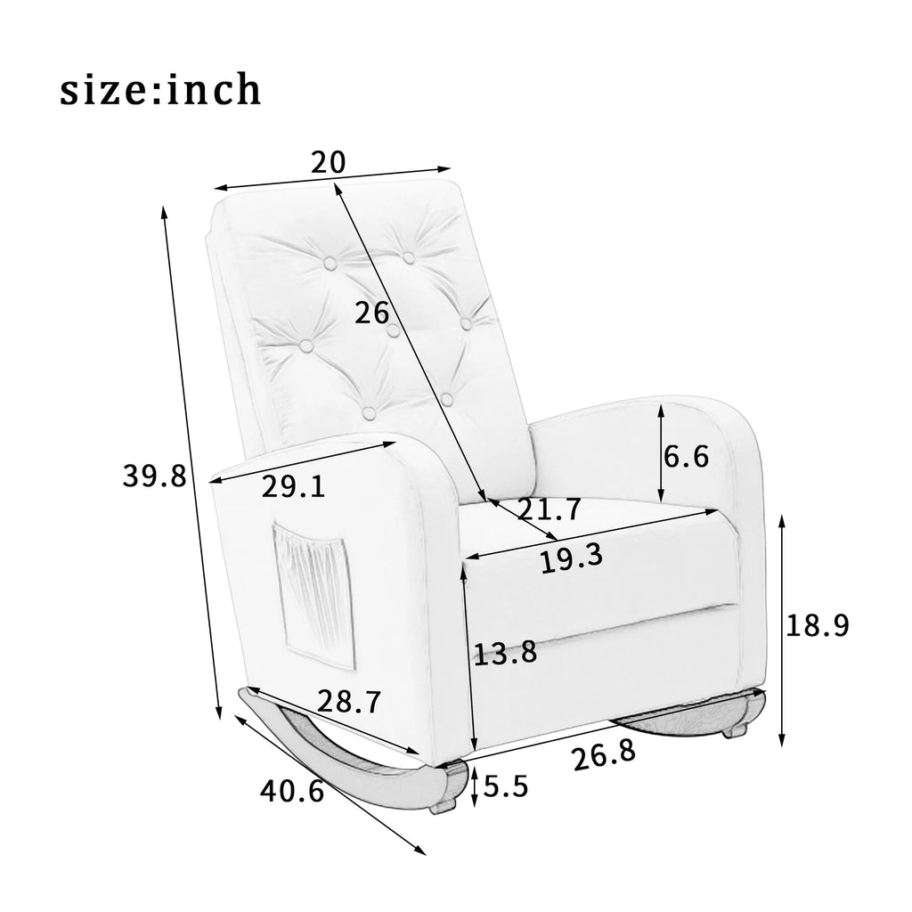Single Reclining Sofa Chair B63306