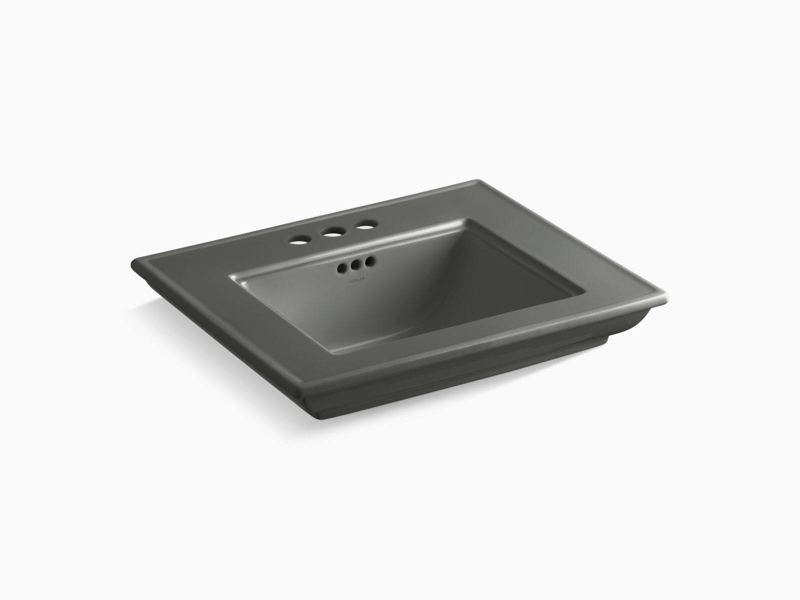 24x22 Bathroom Sink Basin with 4 Centerset Faucet Holes P731