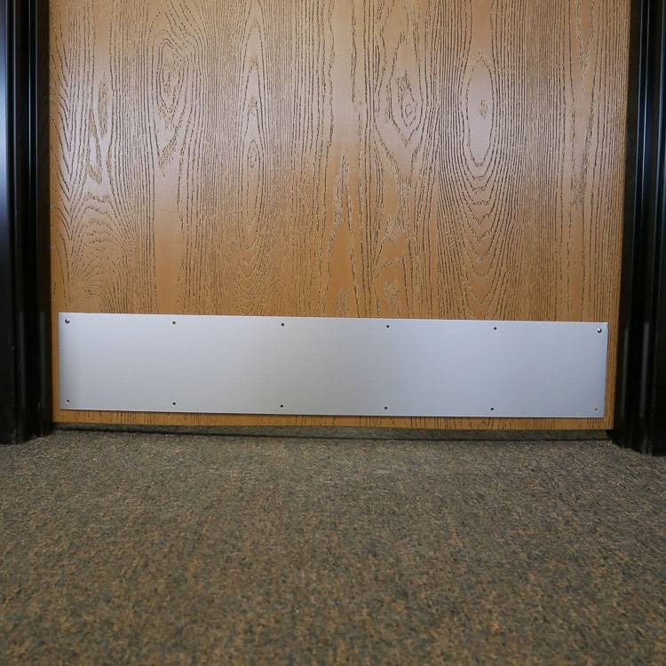 10 x 34 Inches Anodized Aluminum Door Kick Plate Q323018