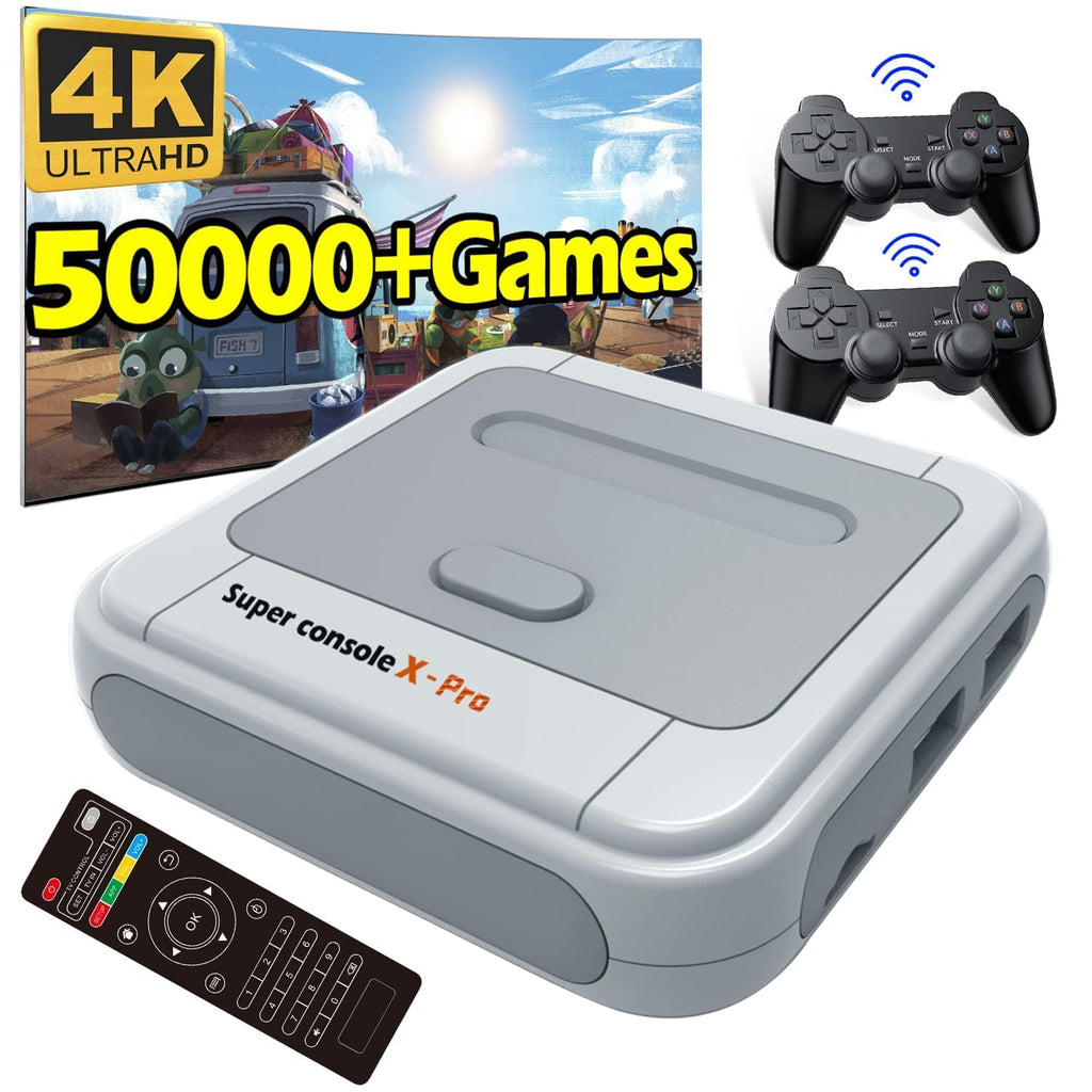 Retro Game Console with 2 Controllers Y38024