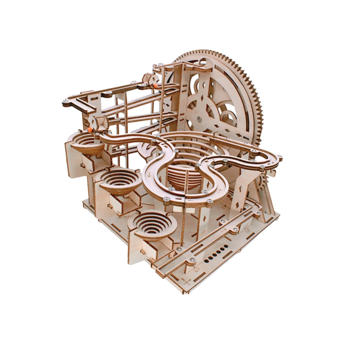 Marble Run Building Kits Wooden 3D Puzzle Toy Construction Play Set M9718