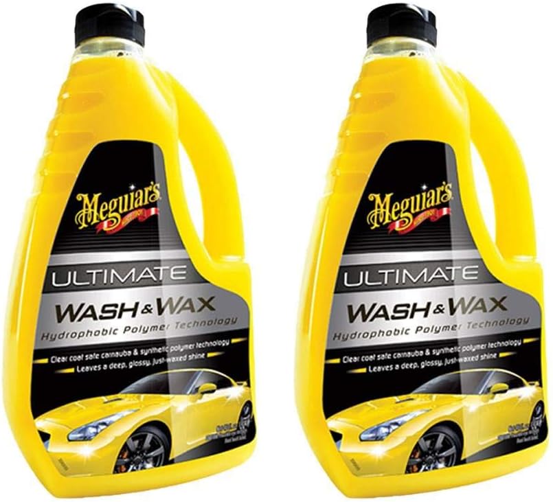 Ultimate Wash & Wax Car Care Cleaning Kit Solution, 48 Ounces (6 Pack) D139496