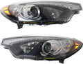 Pair Driver and Passenger Side Halogen Headlight with LED Position Y42215