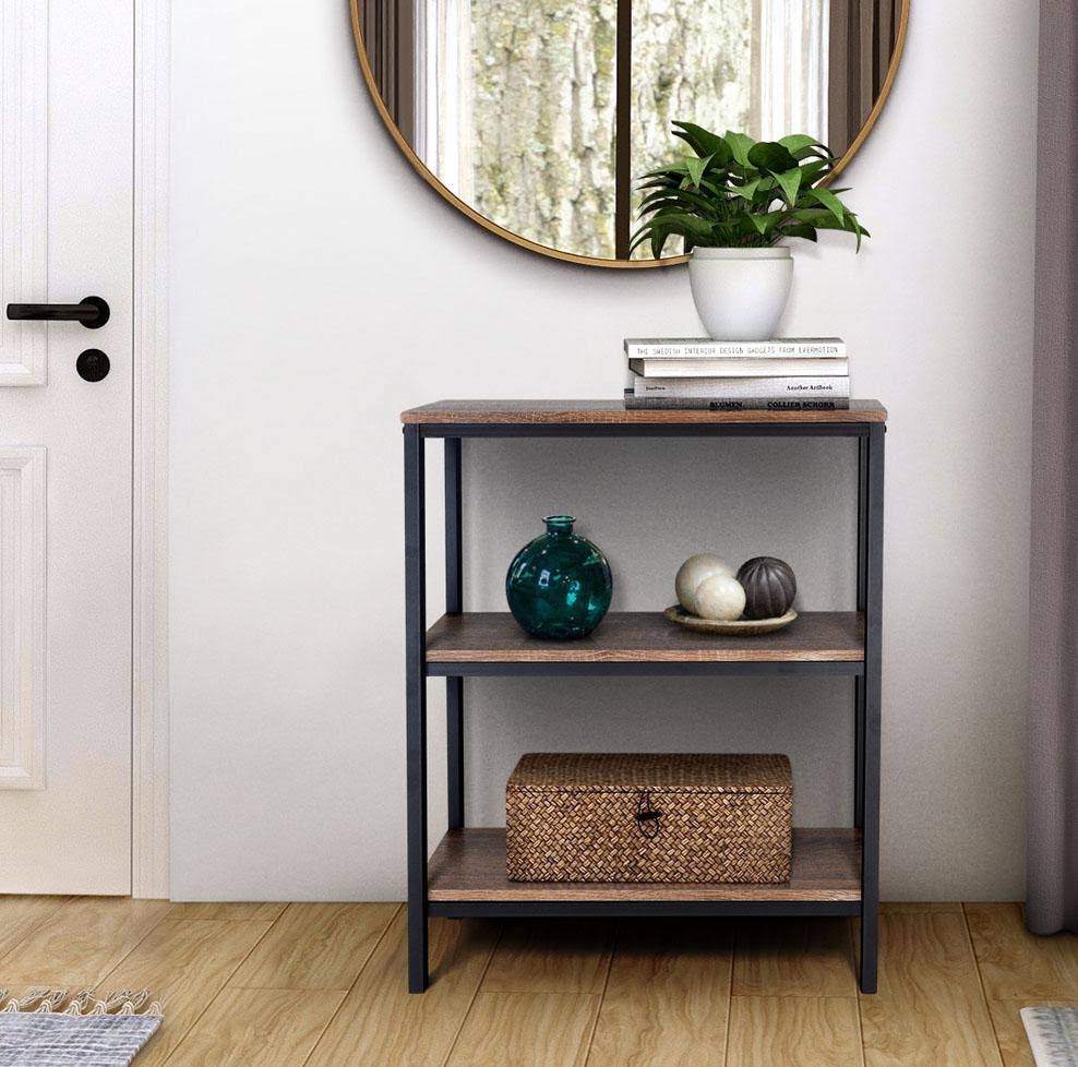 3 Tier Metal Etagere Bookcase L161