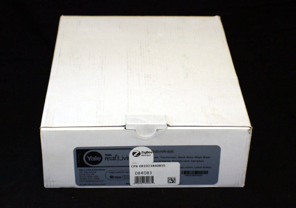 Electronic Keyless Lock, Bright Brass N926943