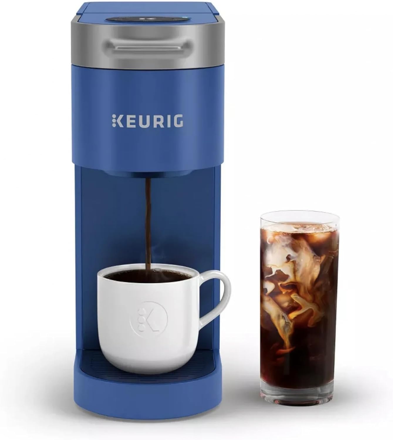 Blue Single-Serve Coffee Maker P93694