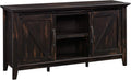 White Plank Finish Credenza W19095