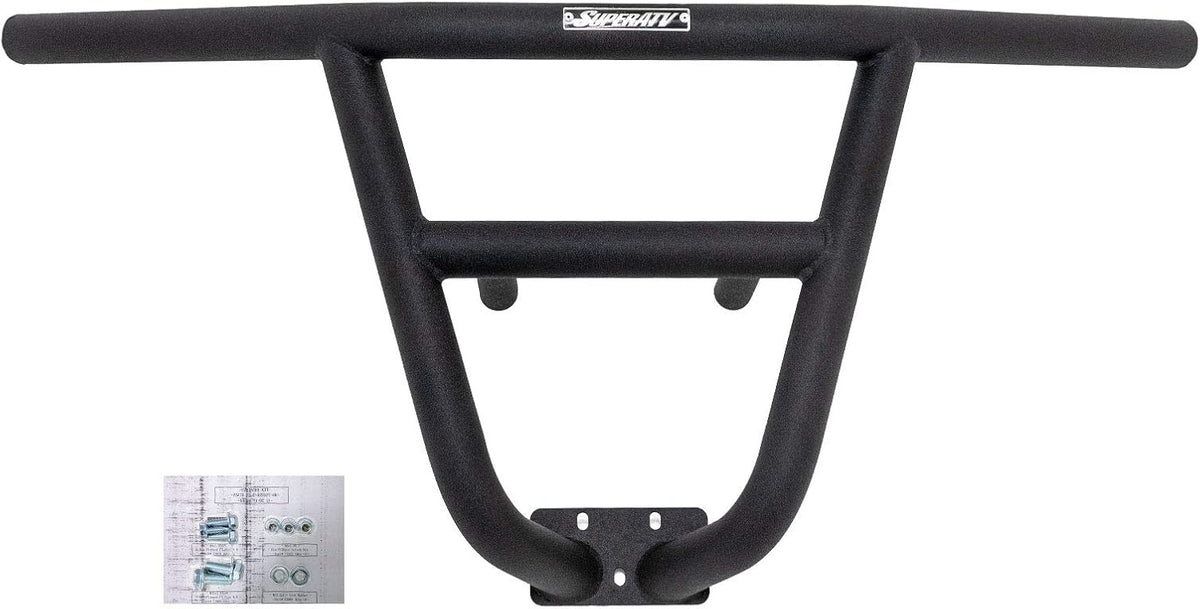Wrinkle Black Heavy Duty Steel Tube Front Bumper Z28570