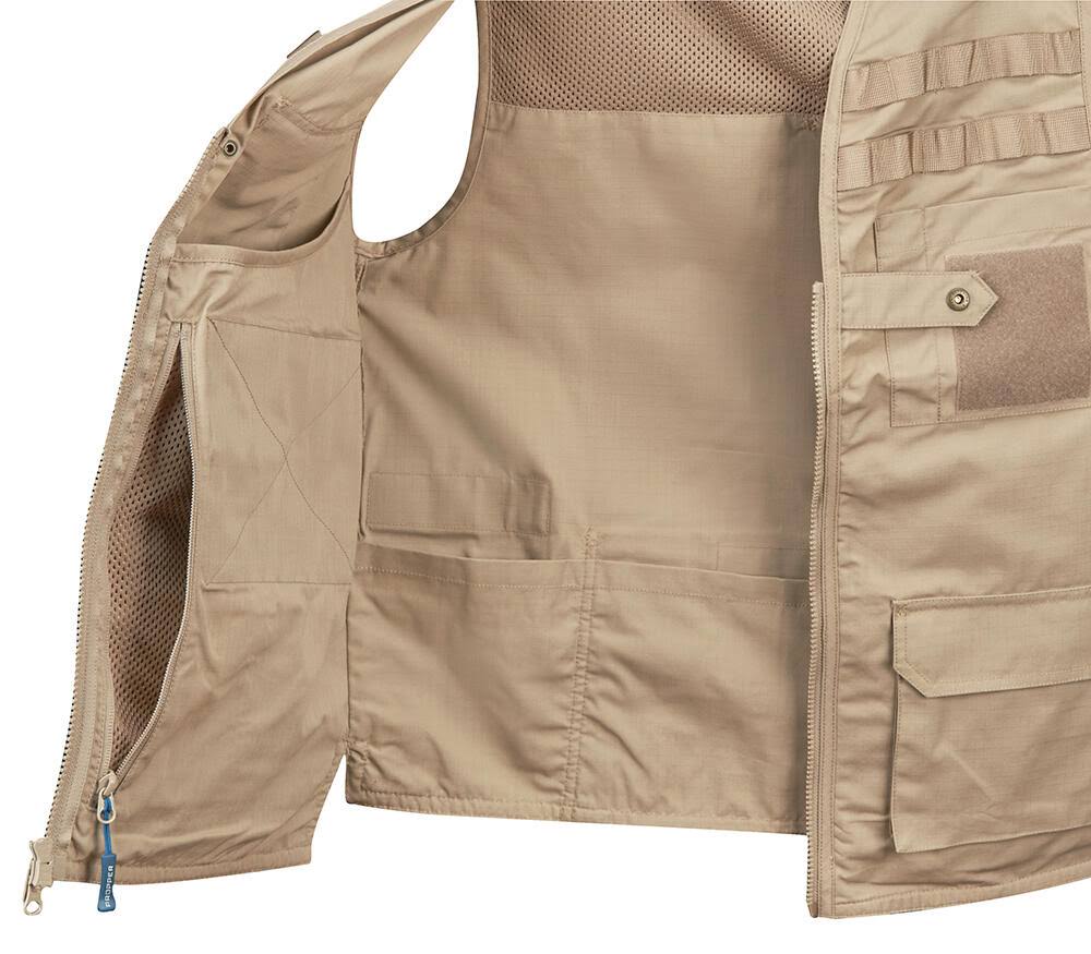 Khaki Lightweight Tactical Vest J2896