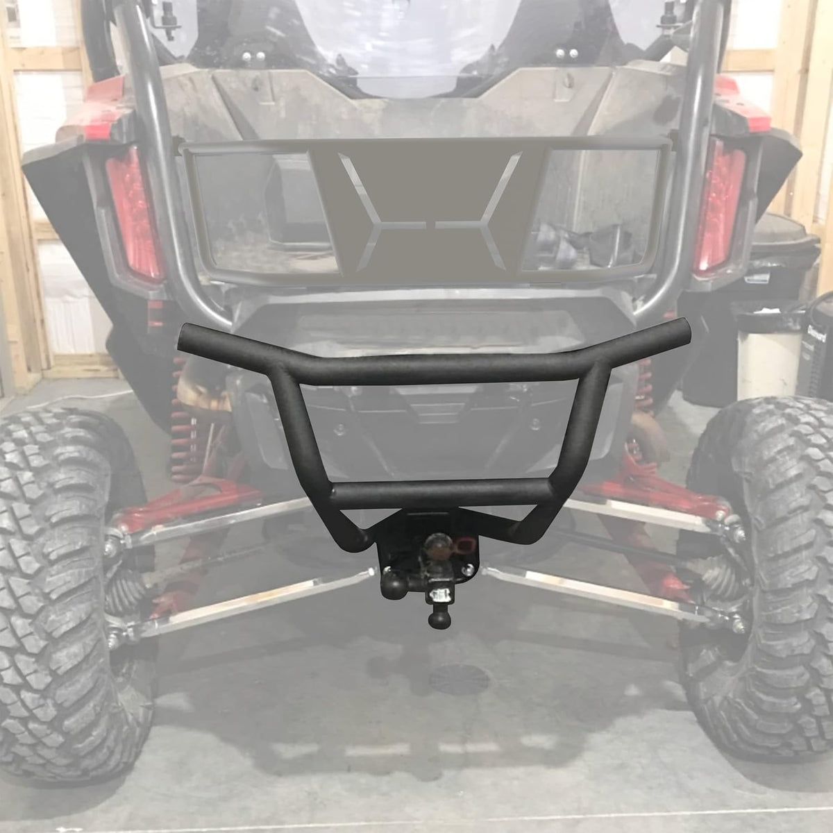 Heavy Duty Rear Bumper with Black Powder Coating for Honda Talon 1000R/ 1000X/ 1000X-4 UTV 2019 2020 2021 G6165