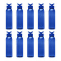 Blue 22 Oz. Tritan Plastic Water Bottles Set of 10 C554704