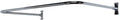 Polished Chrome U Shaped Shower Rod F5070
