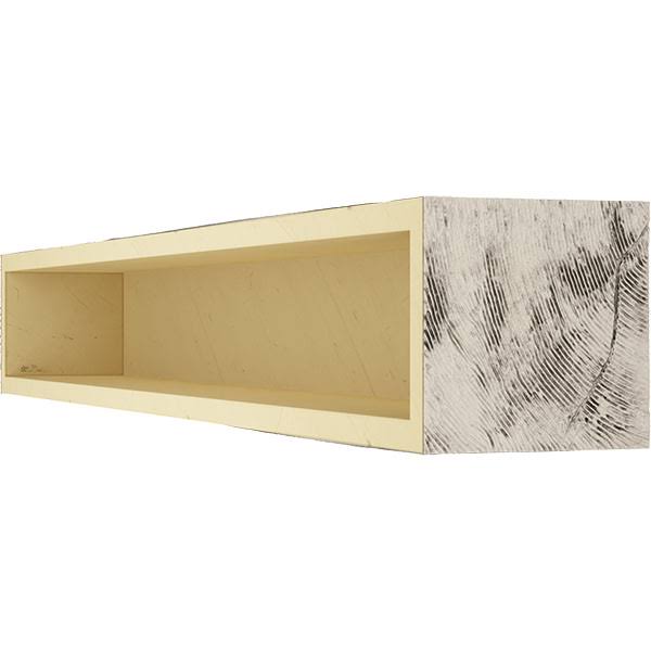 Rough Sawn Faux Wood Fireplace Mantel C416204