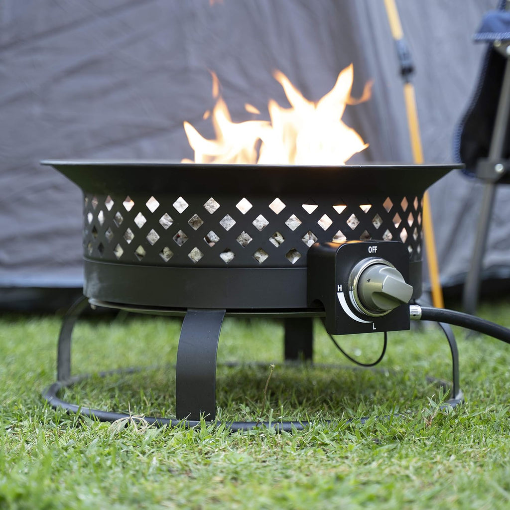 54,000 BTU Portable Steel Propane Gas Fire Pit F98232