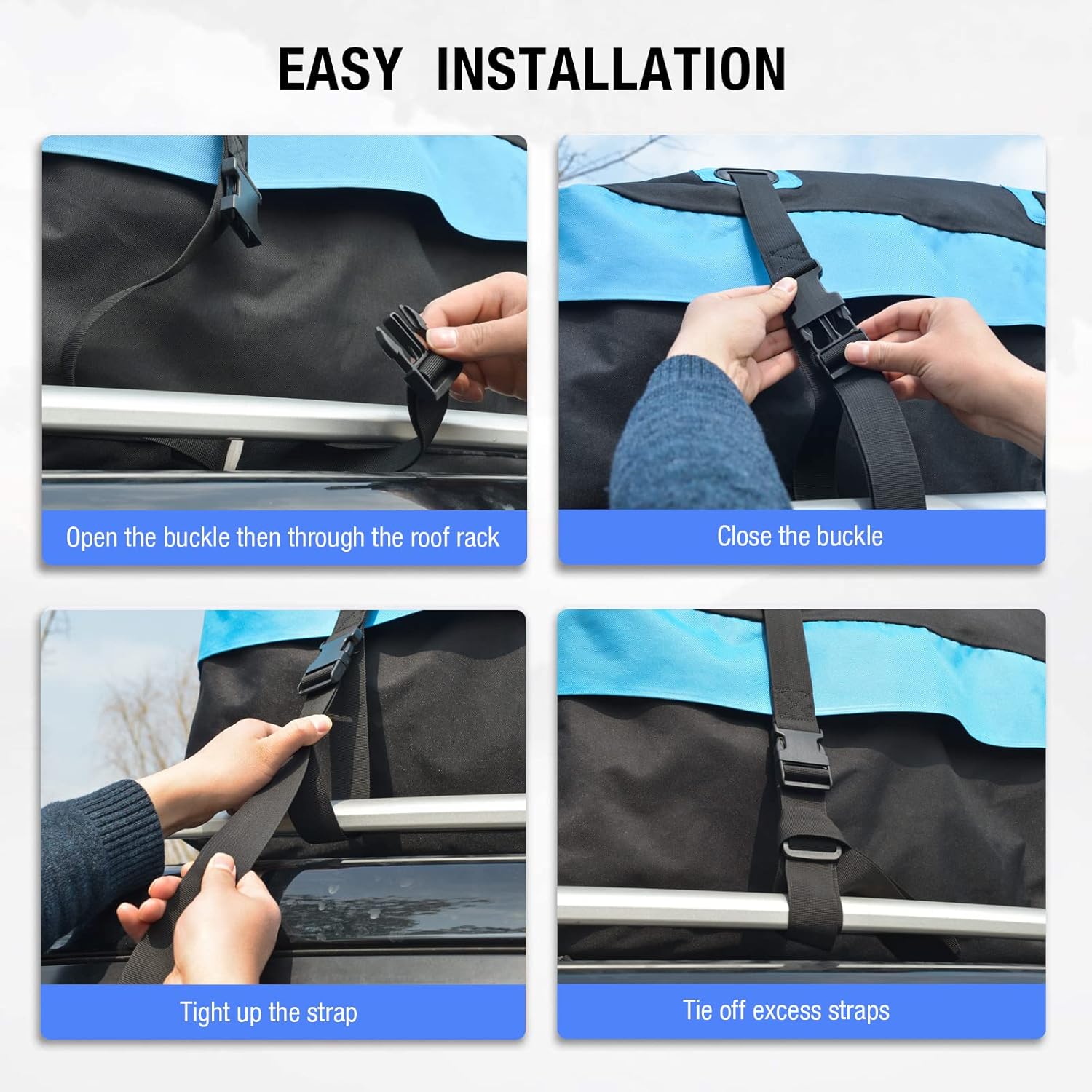 21 Cubic Feet Waterproof Car Roof Bag O75765