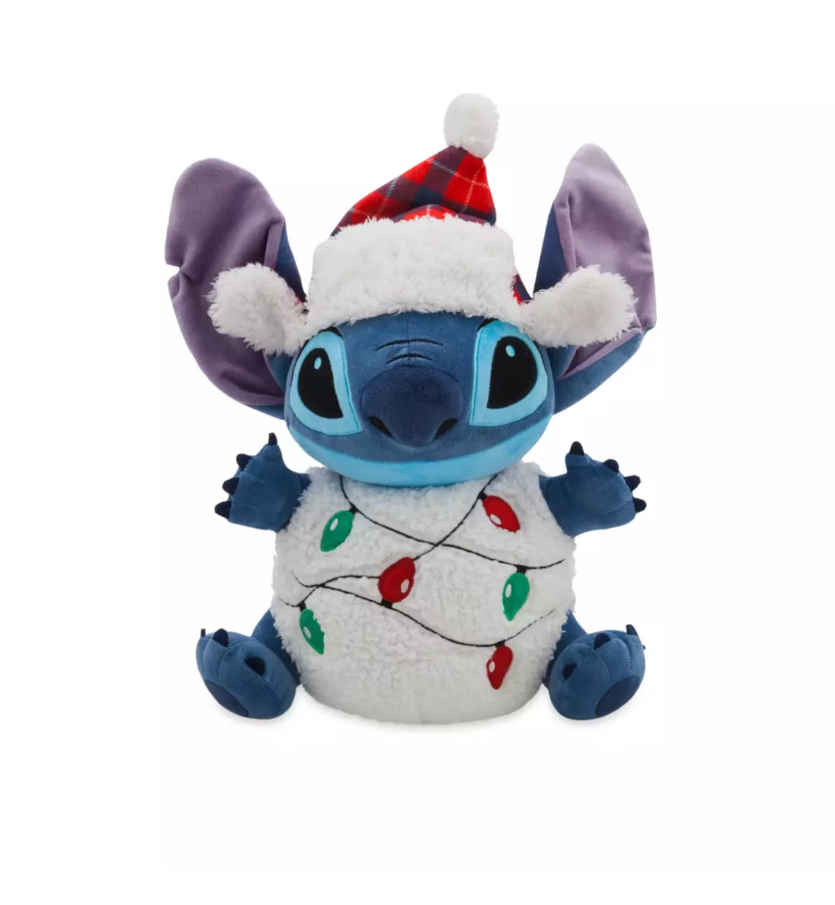 Stitch Light Up Holiday Medium Plush with Tag W137341