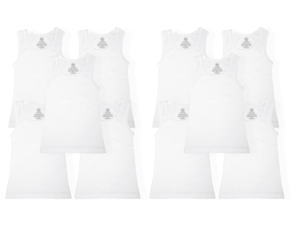 10-Pack Boys Tank Undershirts Z706