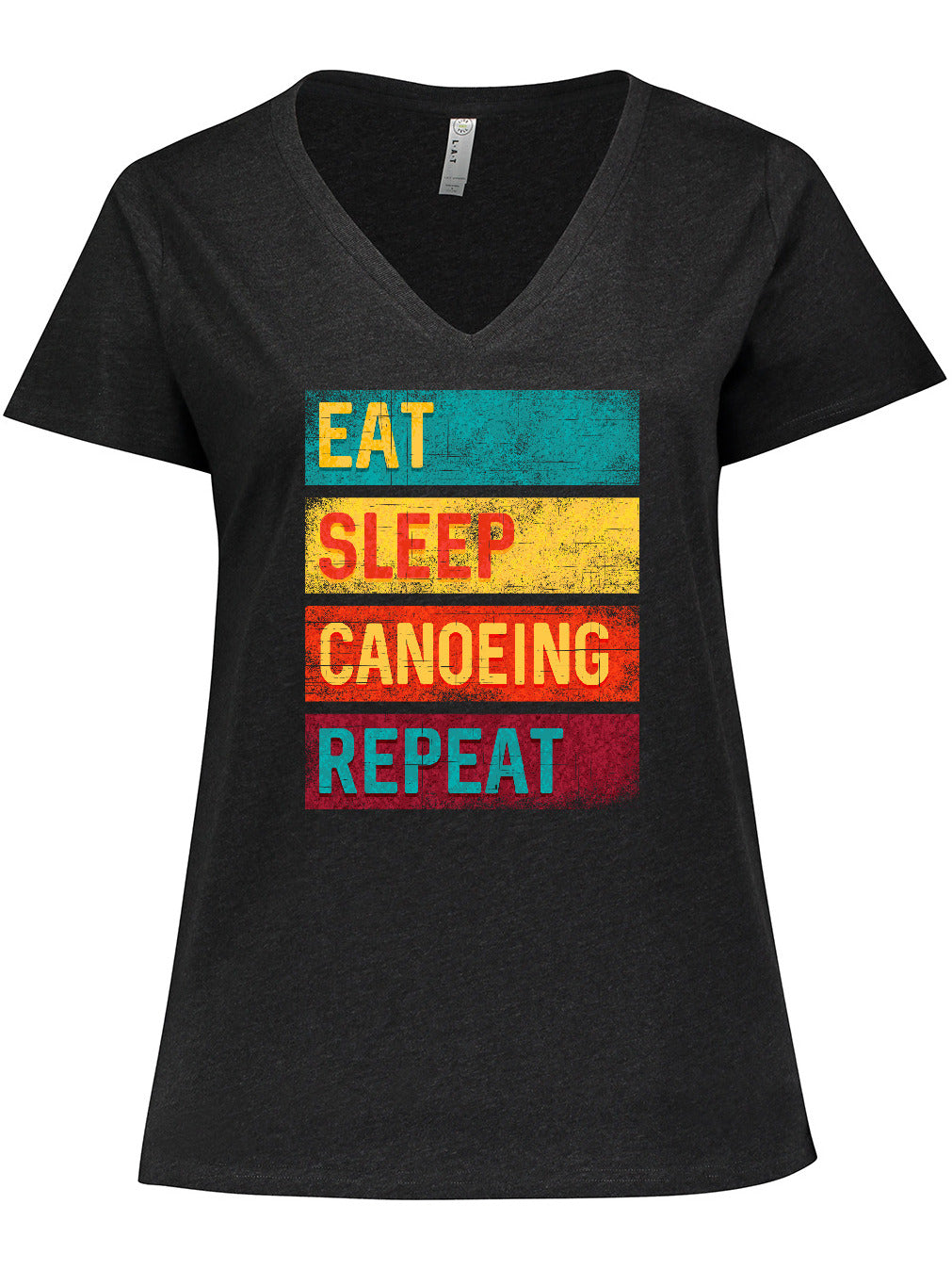 Plus Size V-Neck T-Shirt Z4557