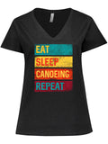 Plus Size V-Neck T-Shirt Z4557