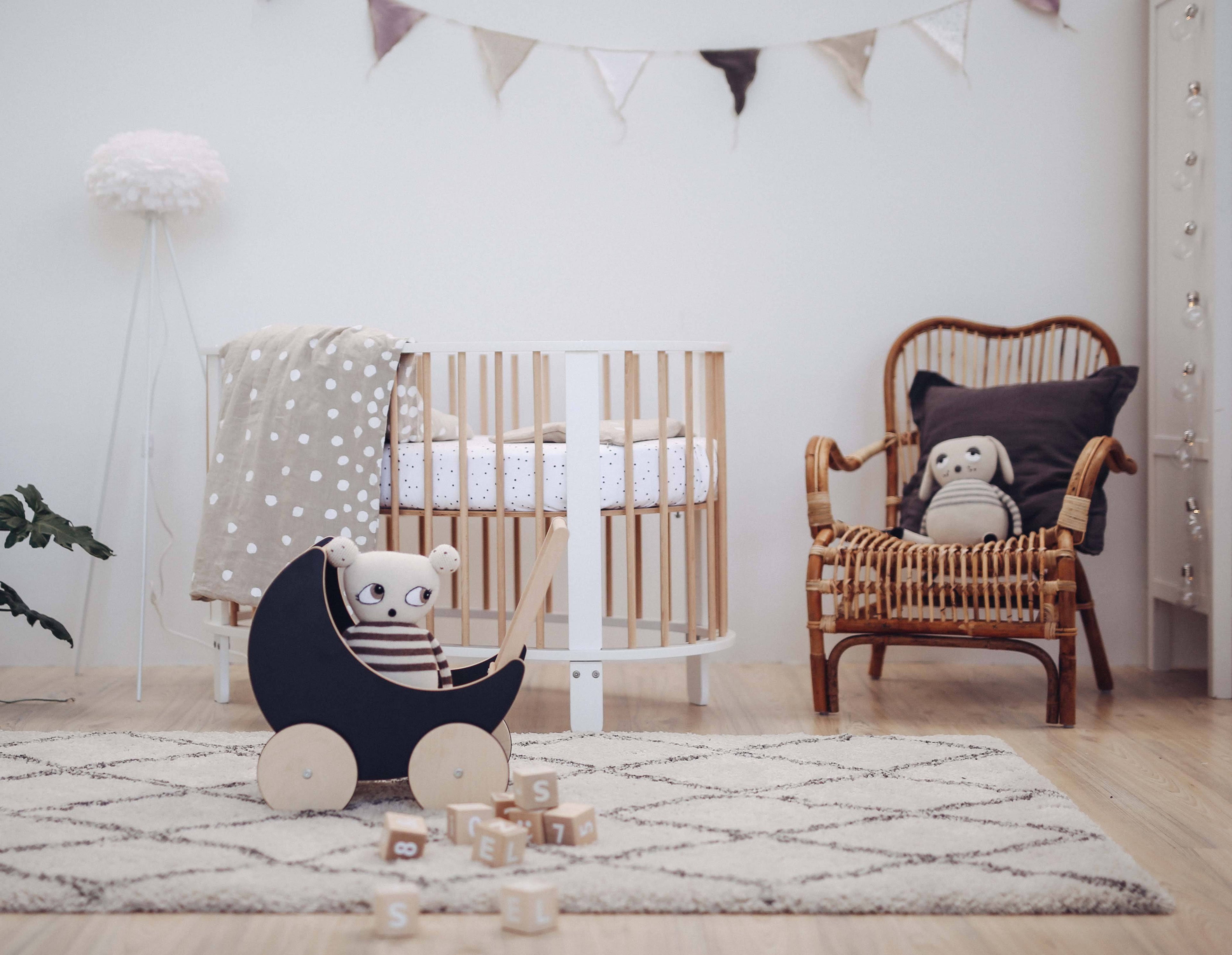 Toy Pram with Blackboard D241202