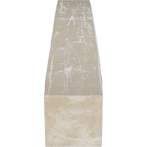 White Washed Faux Wood Fireplace Mantel N53831