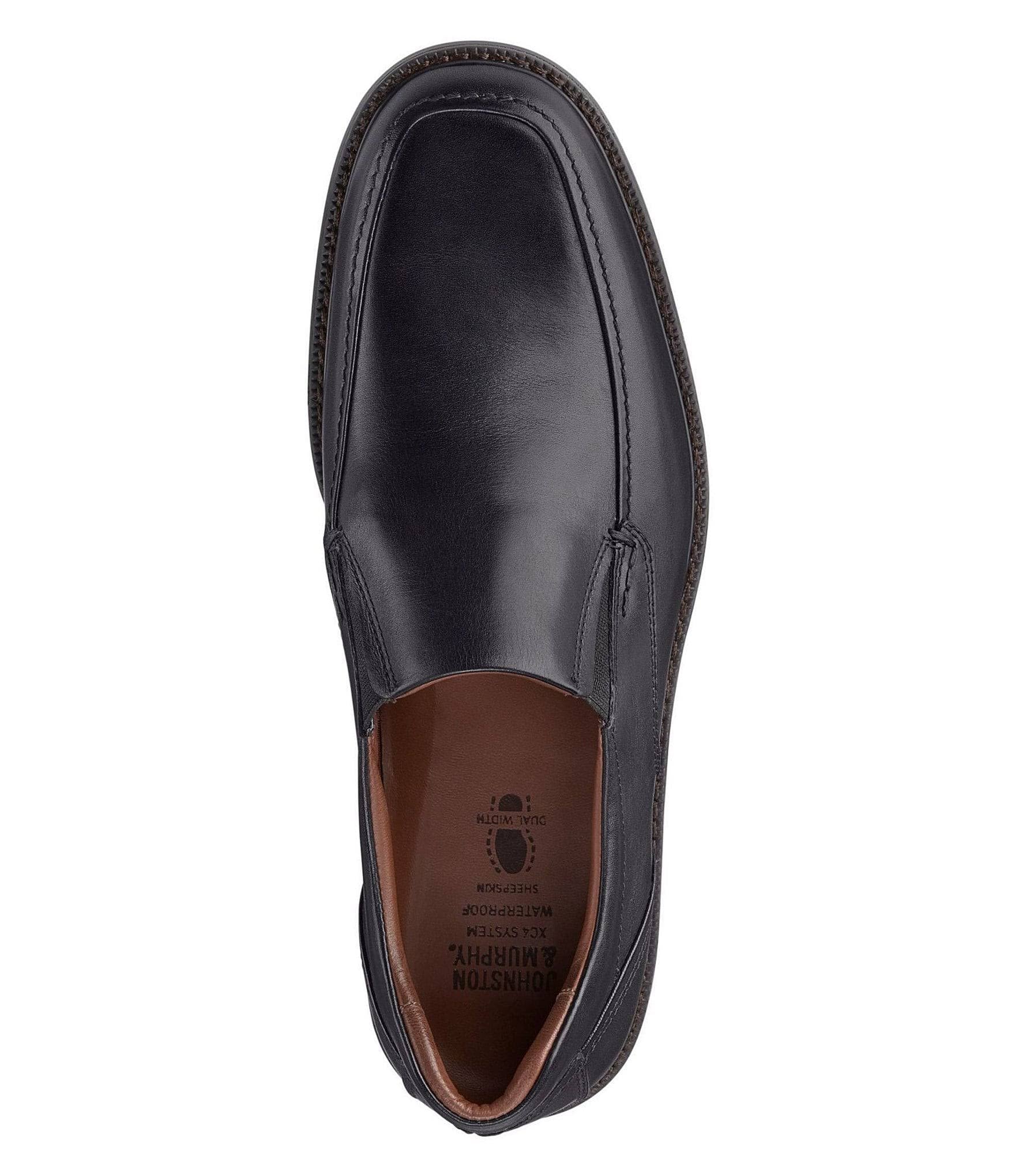 Black Waterproof Calfskin Venetian Moc U6088