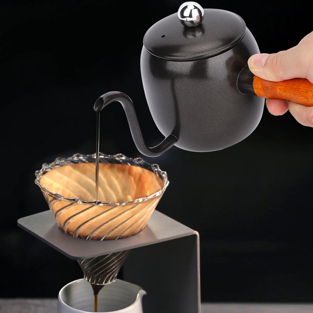500ml Stainless Steel Coffee Drip Kettle with Long Spout P608751