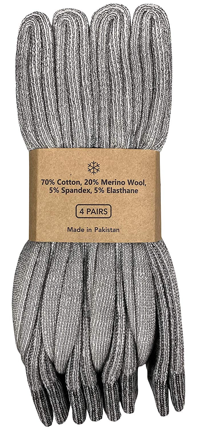 60 Pair Pack Merino Wool Thermal Boot Socks I3197
