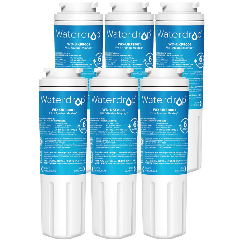 6 Pack Refrigerator Water Filter S269442