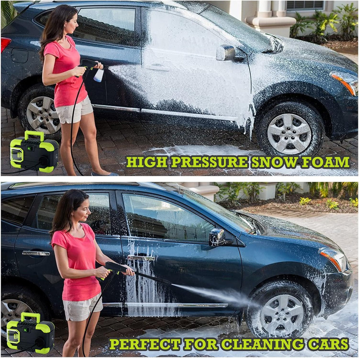 Cordless High Pressure Washer with 4.0A Li-on Battery I5092