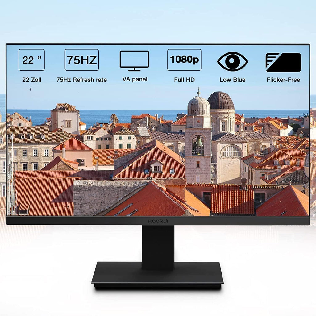 22 inch FHD 1080P 75hz VA LED Monitor S7658