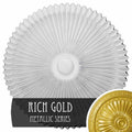 Hand-Painted Rich Gold Ceiling Medallion Y33072