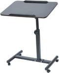 Black Rolling Laptop Desk Cart, Pack of 2 P6739