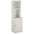 White Tall Bar Cabinet V7581