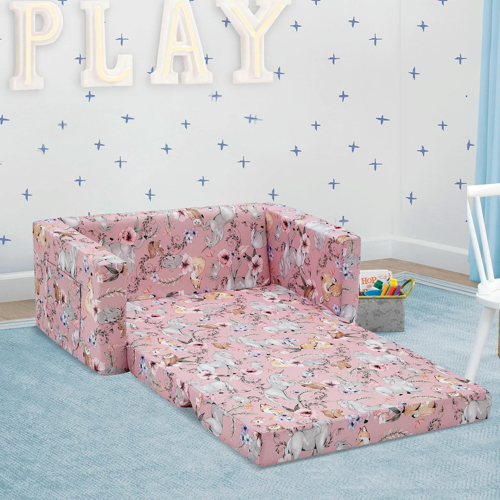 Pink Rainbow 2-in-1 Convertible Sofa Lounger P961115