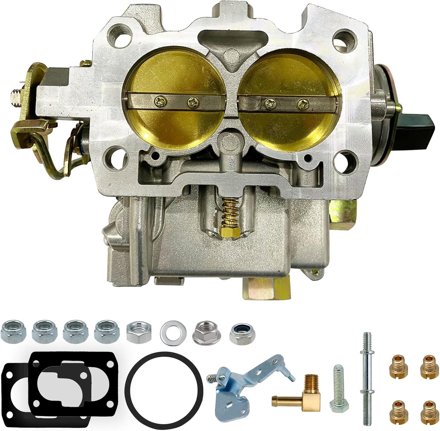 Marine Carburetor 2 Barrel Electric Choke with Jets and Gaskets J5162