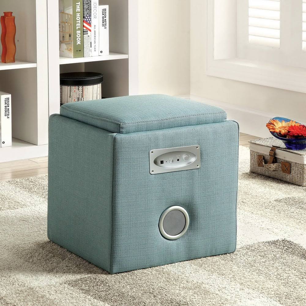 Pink Fabric Ottoman G9624