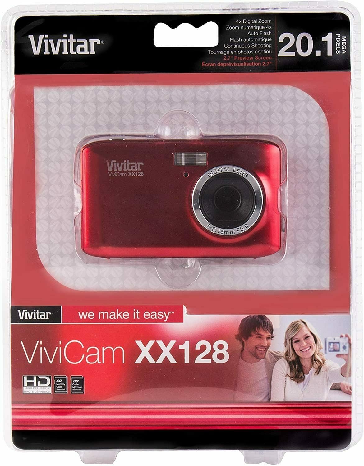 20MP Red Digital Camera I282449