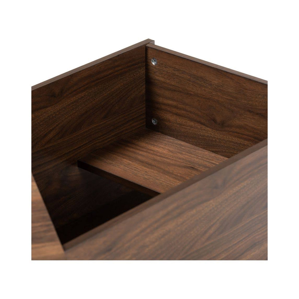 Walnut Brown Finished Cat Litter Box Cover House L7830