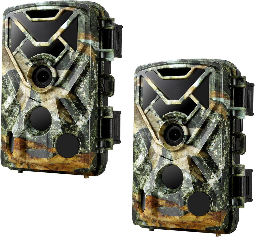 2-Pack Hunting Camera Game Cam 24MP 2.7K Night Vision Waterproof A749