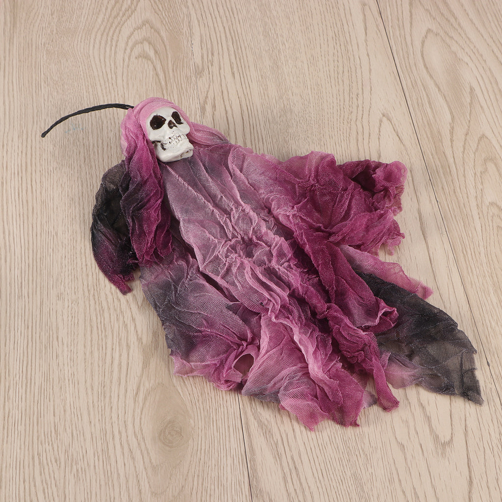 Halloween Skull Doll Decoration Prop (Purple) H49477