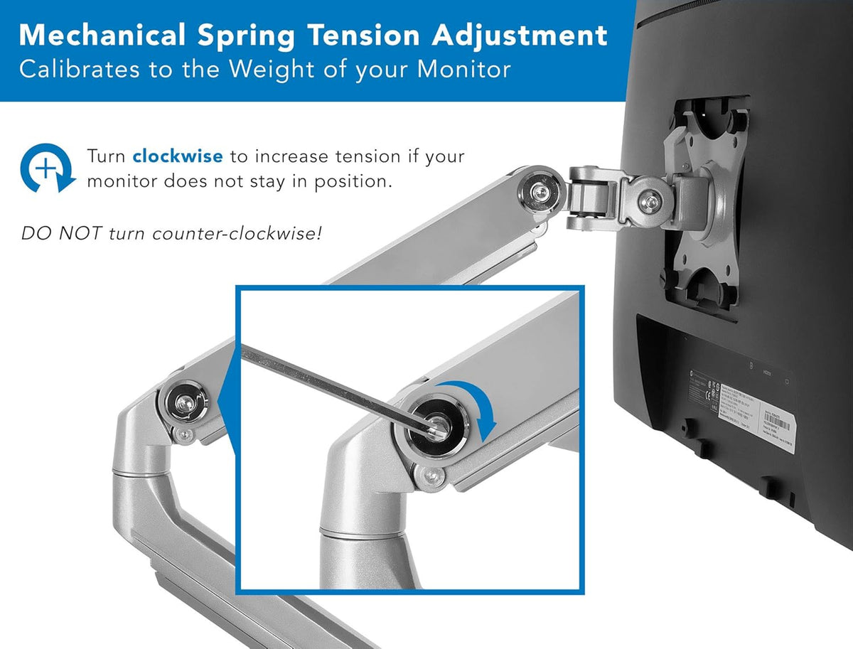 Dual Monitor Arm Mount Desk Stand with USB Ports O842979