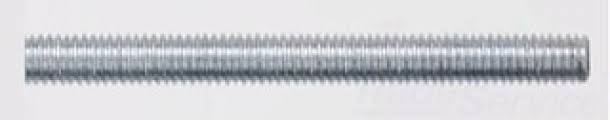 7/8-9 x 12 Threaded Rod Zinc Plated J3295