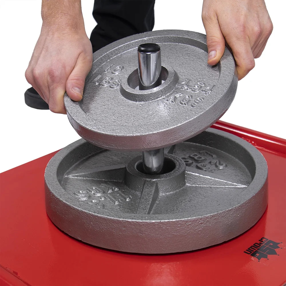 Weighted Drive & Drag Power Sled with Tow Straps A7677