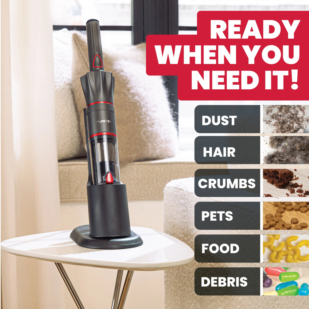 Red Cordless Handheld Vacuum H233879