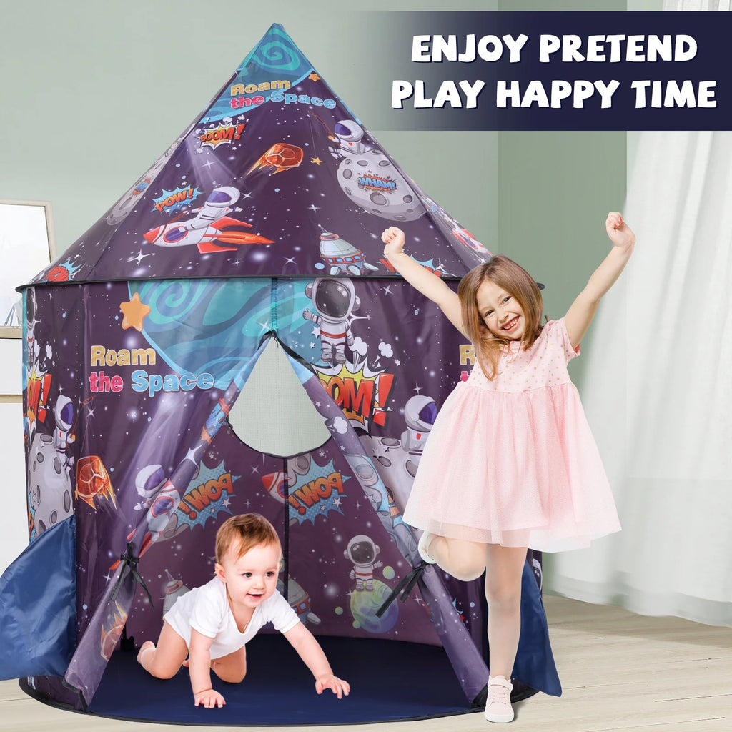 Rocket Ship Play Tent for Kids Q28035