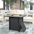 29.99-Inch Square Propane Gas Fire Table with Imitation Marble Top X4987